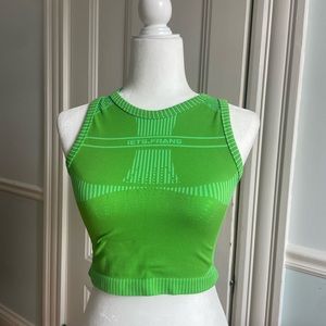 iets frans Out from Under for Urban Outfitters Green Seamless Tank Top